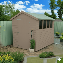 mink wooden shed