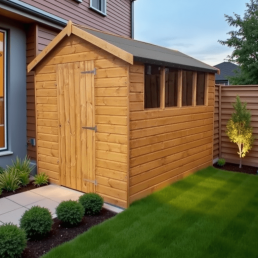 apex wooden shed